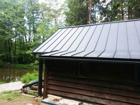 Stehfalzdach anthrazit