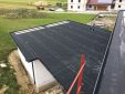 Flachdach mit verlegter EPDM Folie