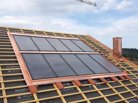 Spenglerarbeiten - Einfassung Solarpanele