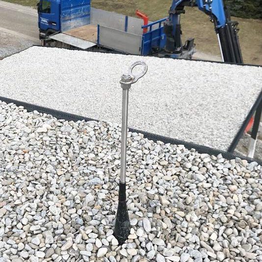 Vorrichtungen Flachdach - zur Sicherung