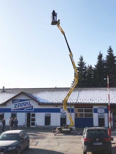 Arbeitsbühne Höhenvergleich